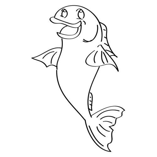 Kids Fish Coloring Page free printable Fish Coloring Pages for Kids coloring page