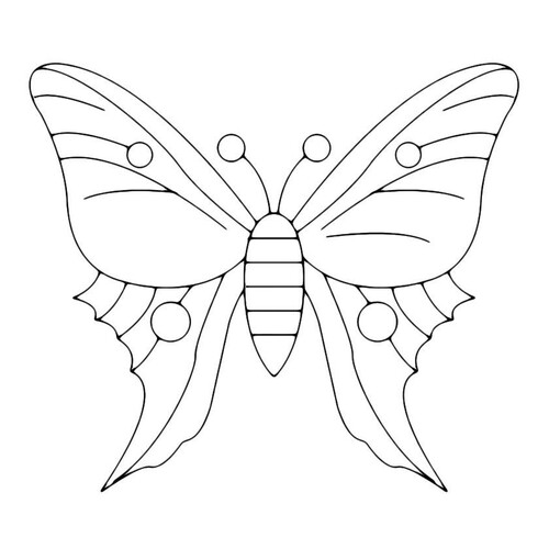 Página para colorear: Mariposa original dibujo para colorear gratis de Mariposas – láminas para colorear. Mariposas y flores