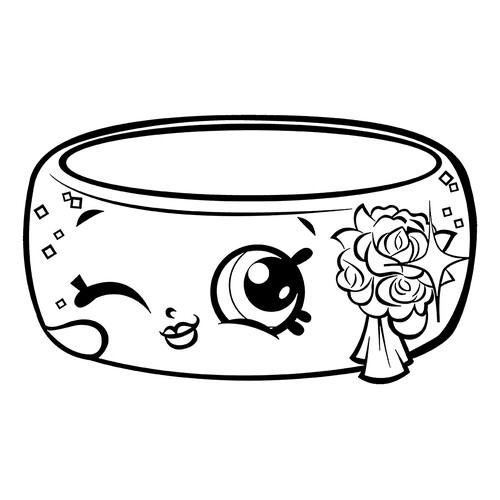 Página para colorear Shopkins: Endi Bendi dibujo para colorear gratis de Páginas para colorear de Shopkins