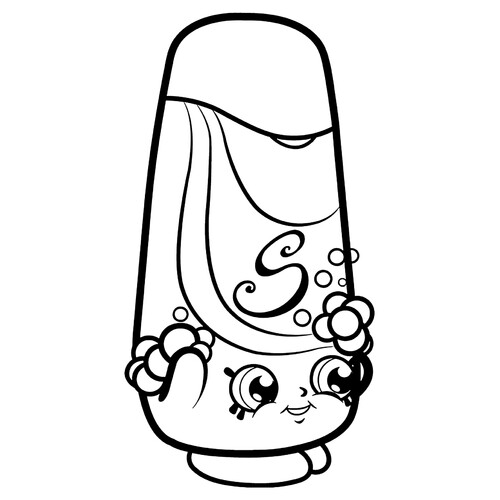 Página para colorear Shopkins: Шэмпи (Shempi) dibujo para colorear gratis de Páginas para colorear de Shopkins