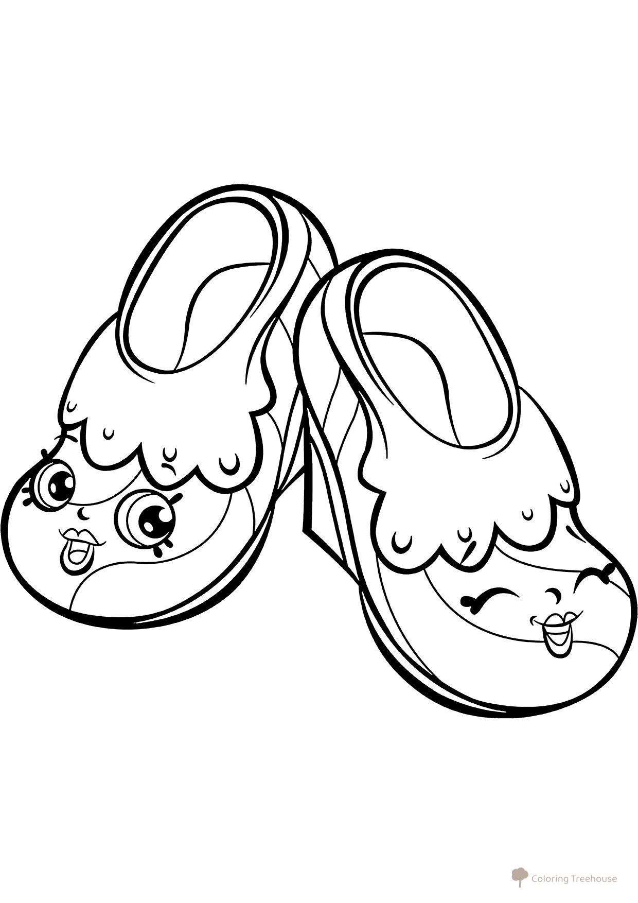 Шопкинс Туфли Феи раскраска 免费可打印Shopkins 涂色页涂色页