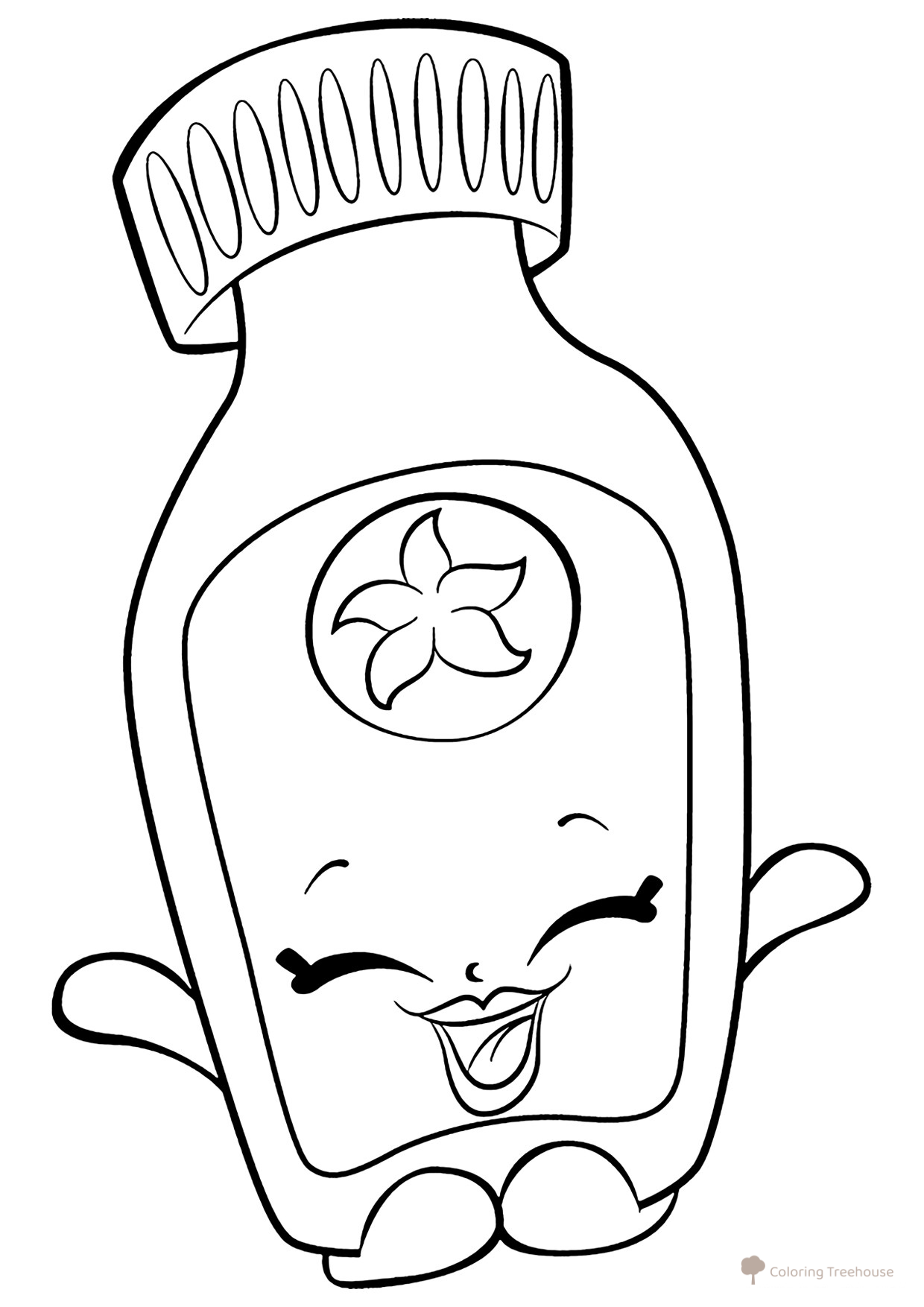 Shopkins Vanilla Vikki Coloring Page free printable Shopkins Coloring Pages coloring page