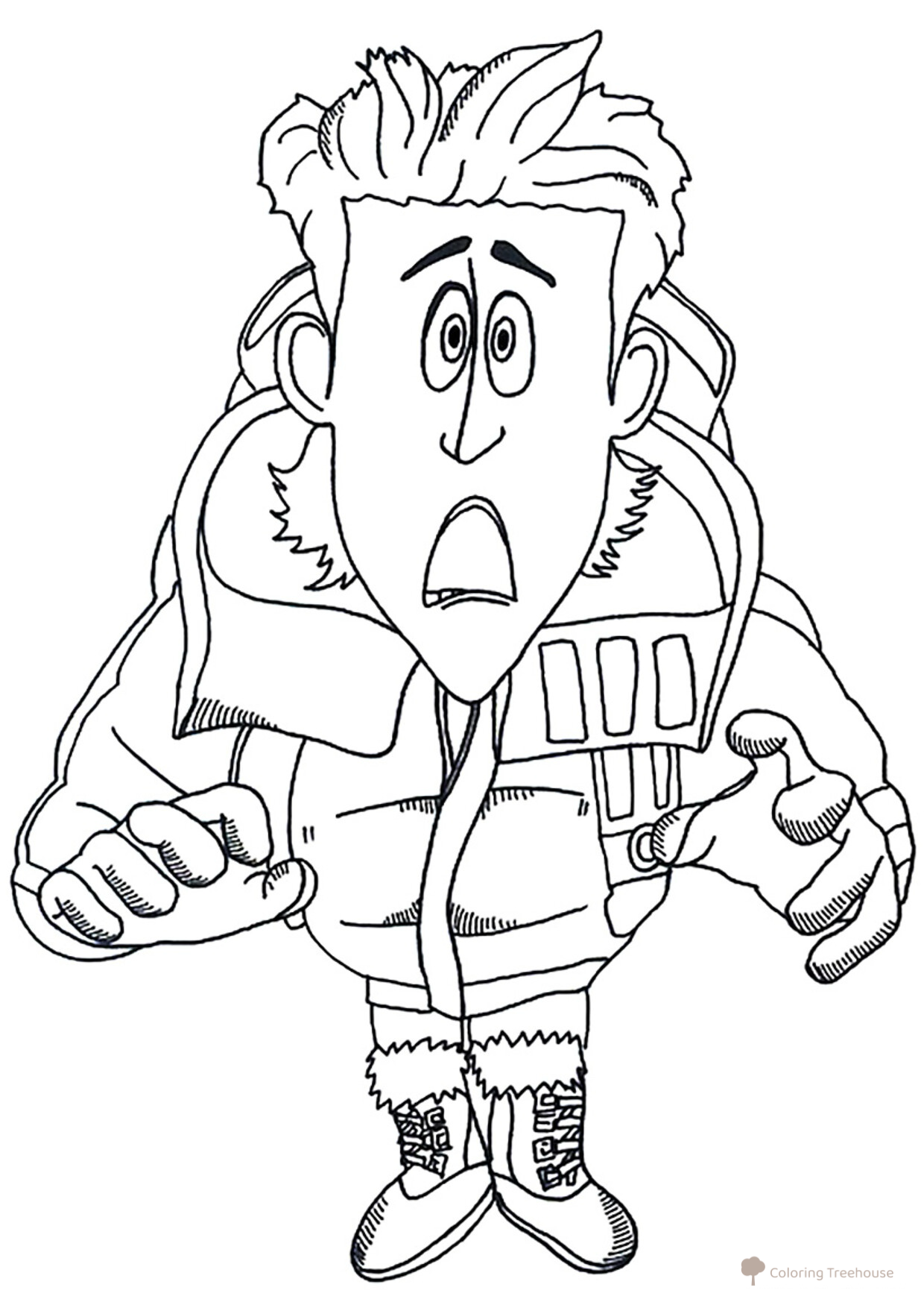 Percy Coloring Page free printable Smallfoot Coloring Pages coloring page
