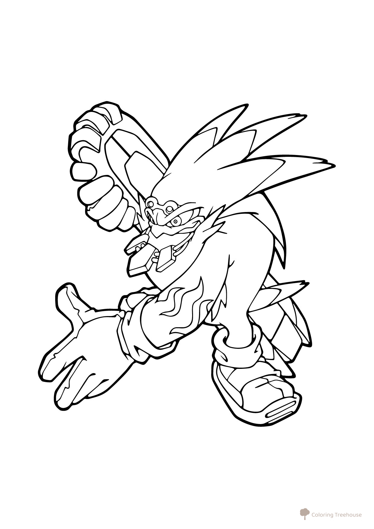 Albatross Storm Coloring Page free printable Sonic Coloring Pages coloring page