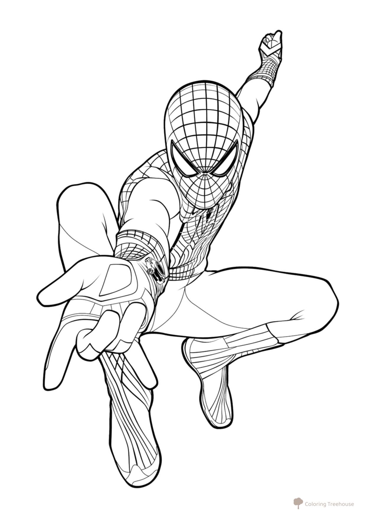 Spider-Man Coloring Page free printable Spider-Man Coloring Pages coloring page