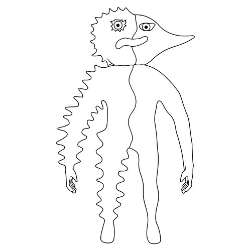 Página para colorear: Bufón del jardín Banban 4 dibujo para colorear gratis de Páginas para colorear de Banban