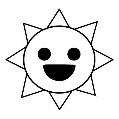 Sprunk Mister Sun Coloring Page free printable Sprunki Coloring Pages coloring page
