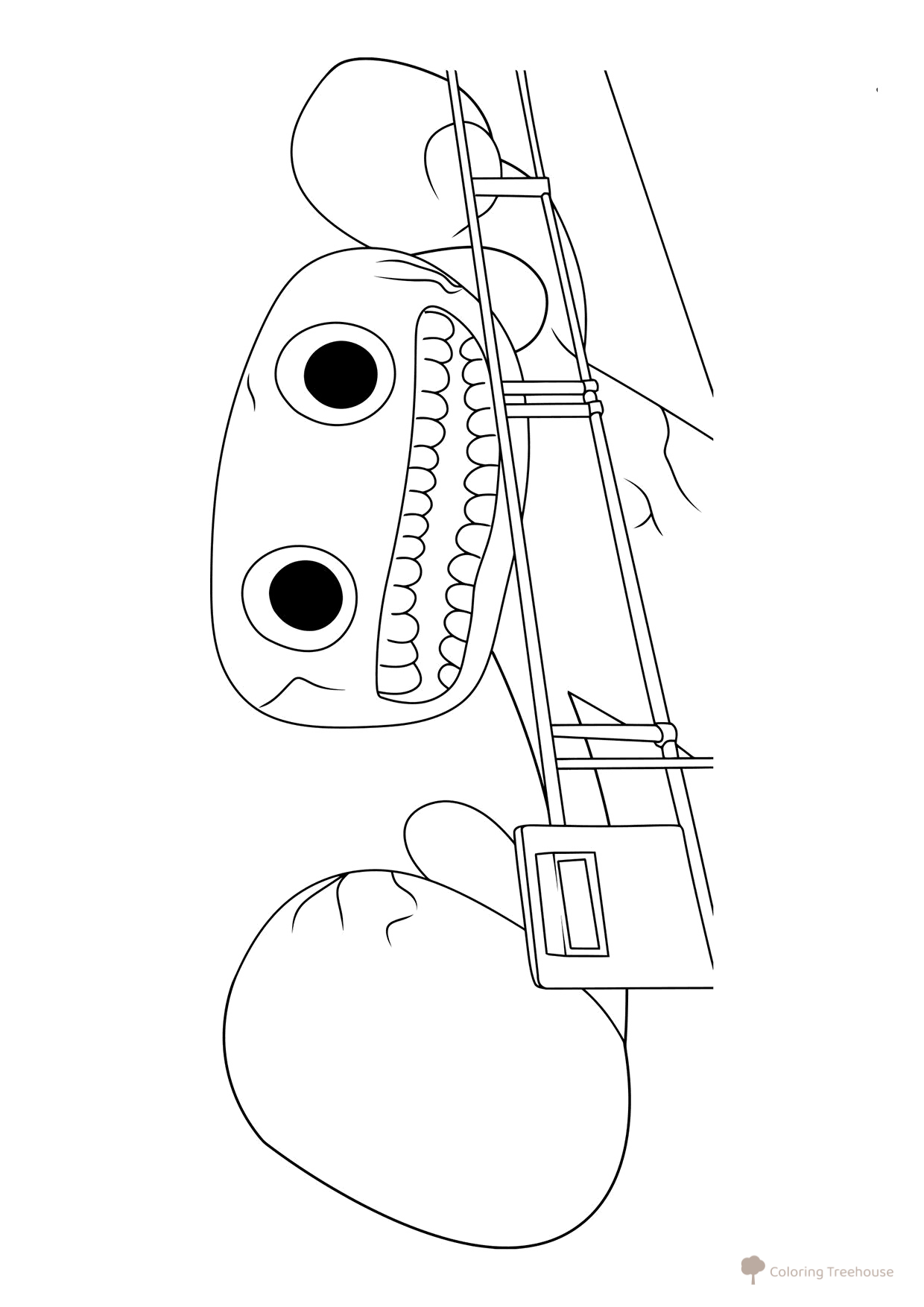 Giant Jumbo Josh Coloring Page free printable Banban Coloring Pages coloring page