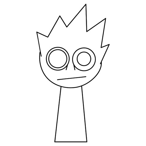 Sprunk OVAKS Coloring Page free printable Sprunki Coloring Pages coloring page