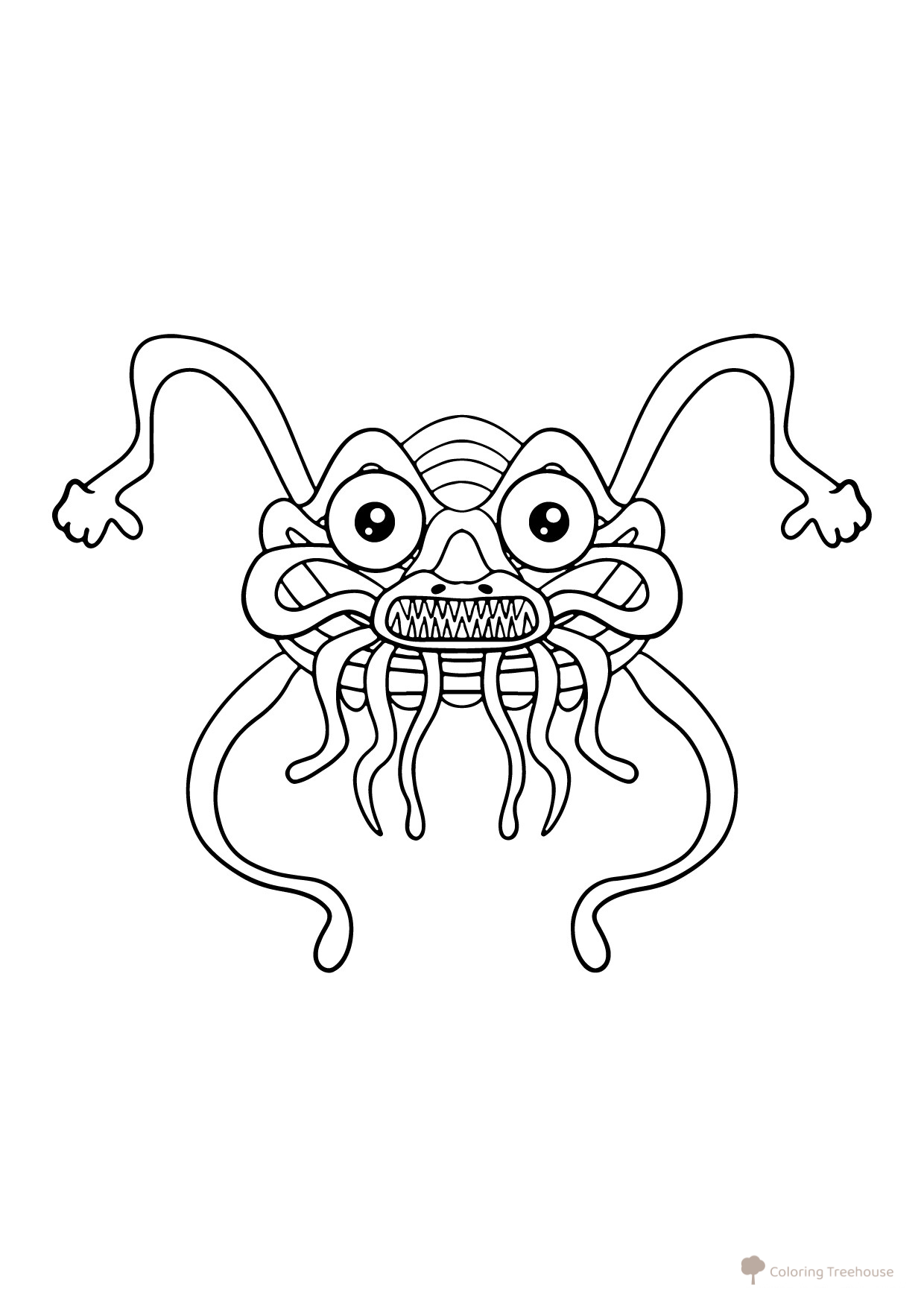 Página para colorear: Fideo ninja del jardín Banban dibujo para colorear gratis de Páginas para colorear de Banban