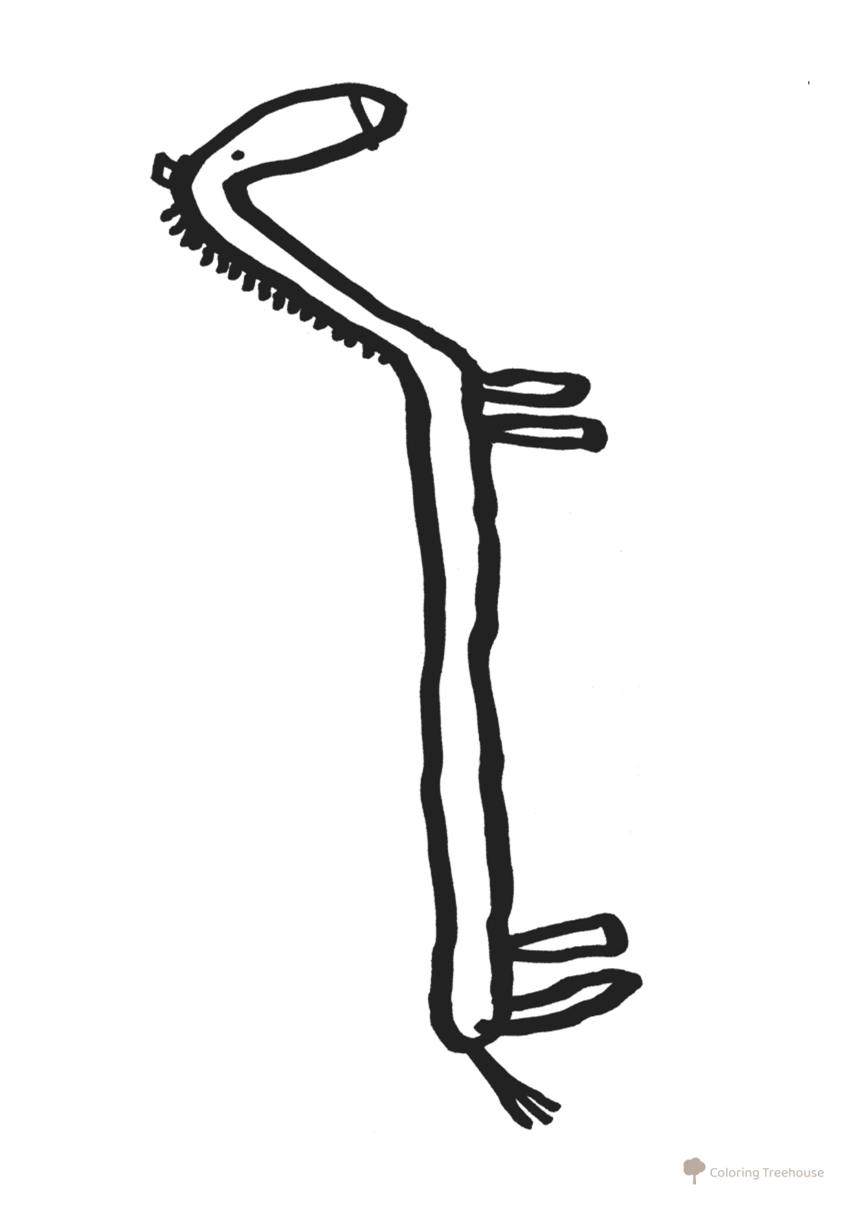 Taro Gomi Horse Coloring Page free printable Taro Gomi Coloring Pages coloring page