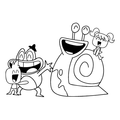 Cute Garden Heroes Coloring Page free printable Banban Coloring Pages coloring page