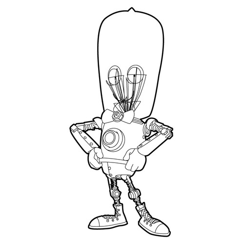 Edison Coloring Page free printable The House of Magic Coloring Pages coloring page