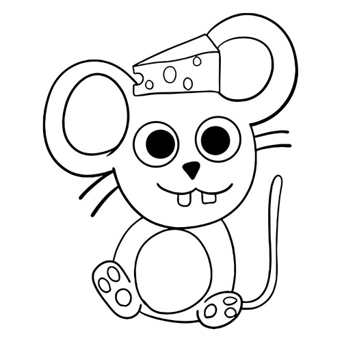 Página para colorear: Ratón Tom del jardín Banban dibujo para colorear gratis de Páginas para colorear de Banban