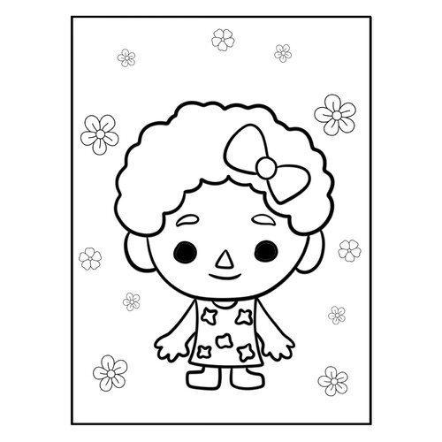 Toka Boca bebé - página para colorear dibujo para colorear gratis de Páginas para colorear de Toca Boca (Toca Boca)