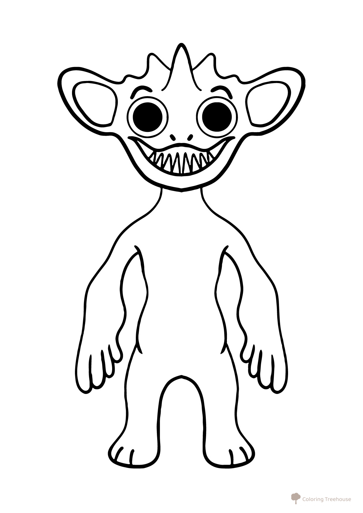 Dibujo para colorear: Smayli Mayli del jardín Banban dibujo para colorear gratis de Páginas para colorear de Banban