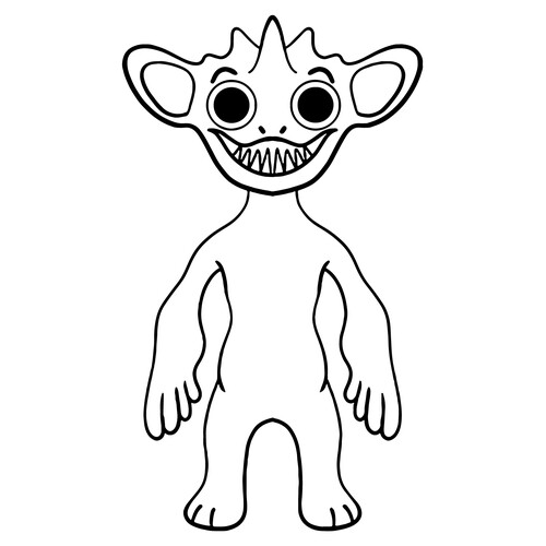 Dibujo para colorear: Smayli Mayli del jardín Banban dibujo para colorear gratis de Páginas para colorear de Banban