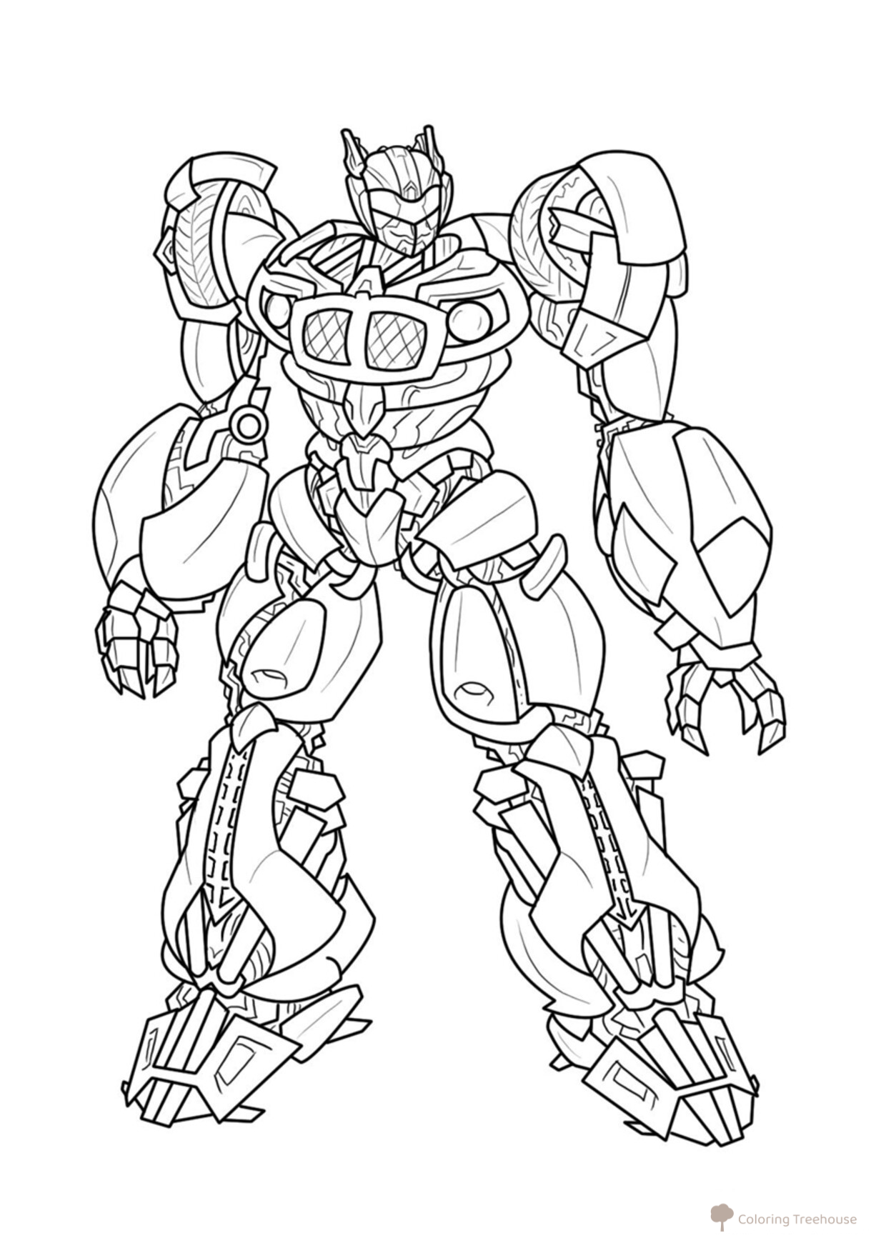 Página para colorear: Transformer Jazz dibujo para colorear gratis de Páginas para colorear de Transformers