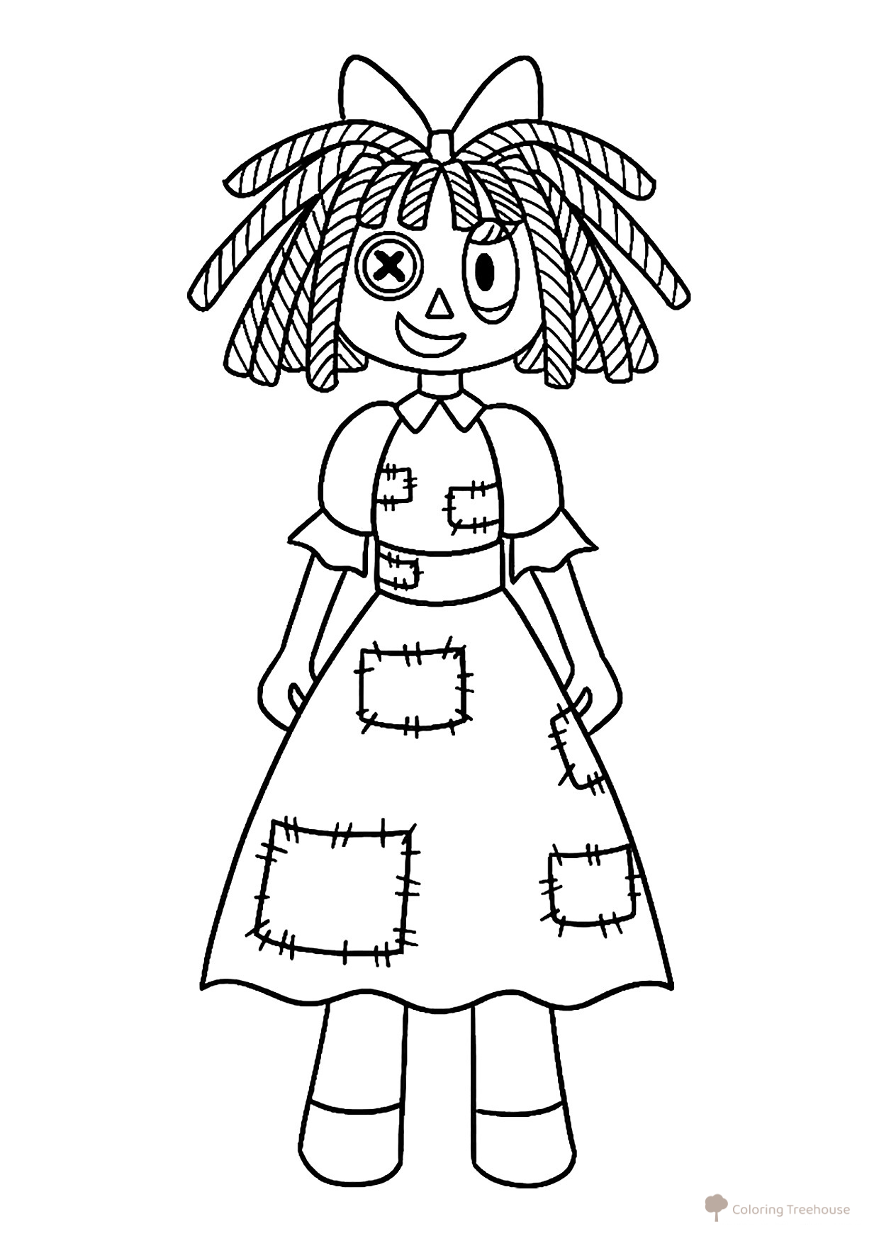 Página para colorear «Ragata del Asombroso Circo Digital» dibujo para colorear gratis de Páginas para colorear «El sorprendente circo digital»