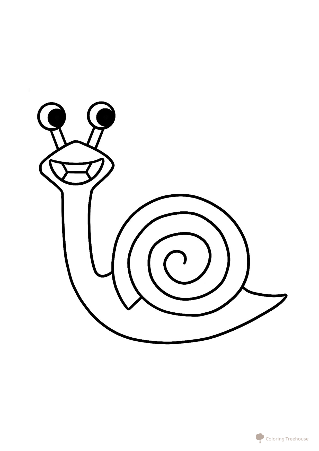 Página para colorear: Caracola amarilla Selin dibujo para colorear gratis de Páginas para colorear de Banban