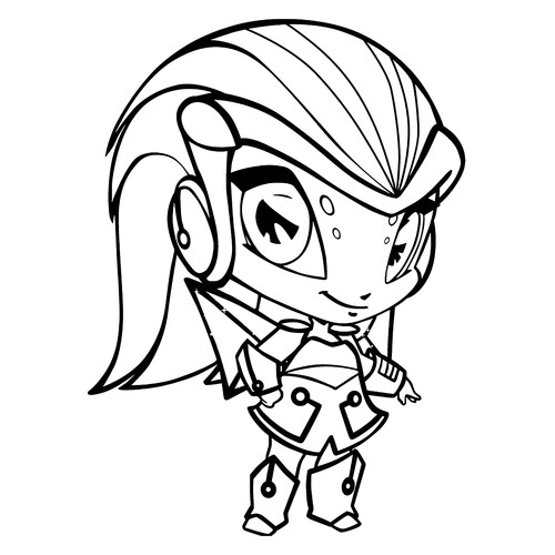 Página para colorear: Pixie Digit dibujo para colorear gratis de Páginas para colorear de Winx