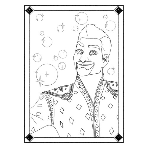 Magnifico Coloring Page from Zavetnoye Zhelanie free printable Wish Coloring Pages coloring page