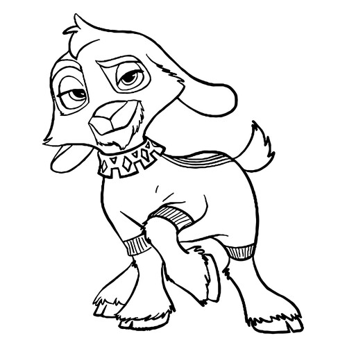 Valentino Coloring Page from Cherished Wish free printable Wish Coloring Pages coloring page
