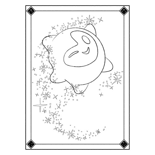 Star from 'Zavetnoye Zhelaniye' (Cherished Wish) Coloring Page free printable Wish Coloring Pages coloring page