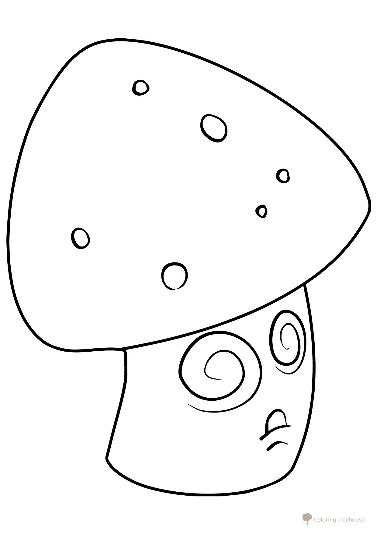 Página para colorear: Hipnoguista (Hipnogrib) de Plants vs. Zombies dibujo para colorear gratis de Páginas para colorear de «Zombies contra Plantas»