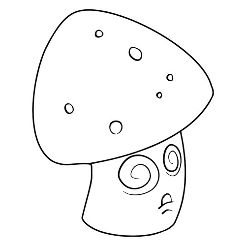Página para colorear: Hipnoguista (Hipnogrib) de Plants vs. Zombies dibujo para colorear gratis de Páginas para colorear de «Zombies contra Plantas»