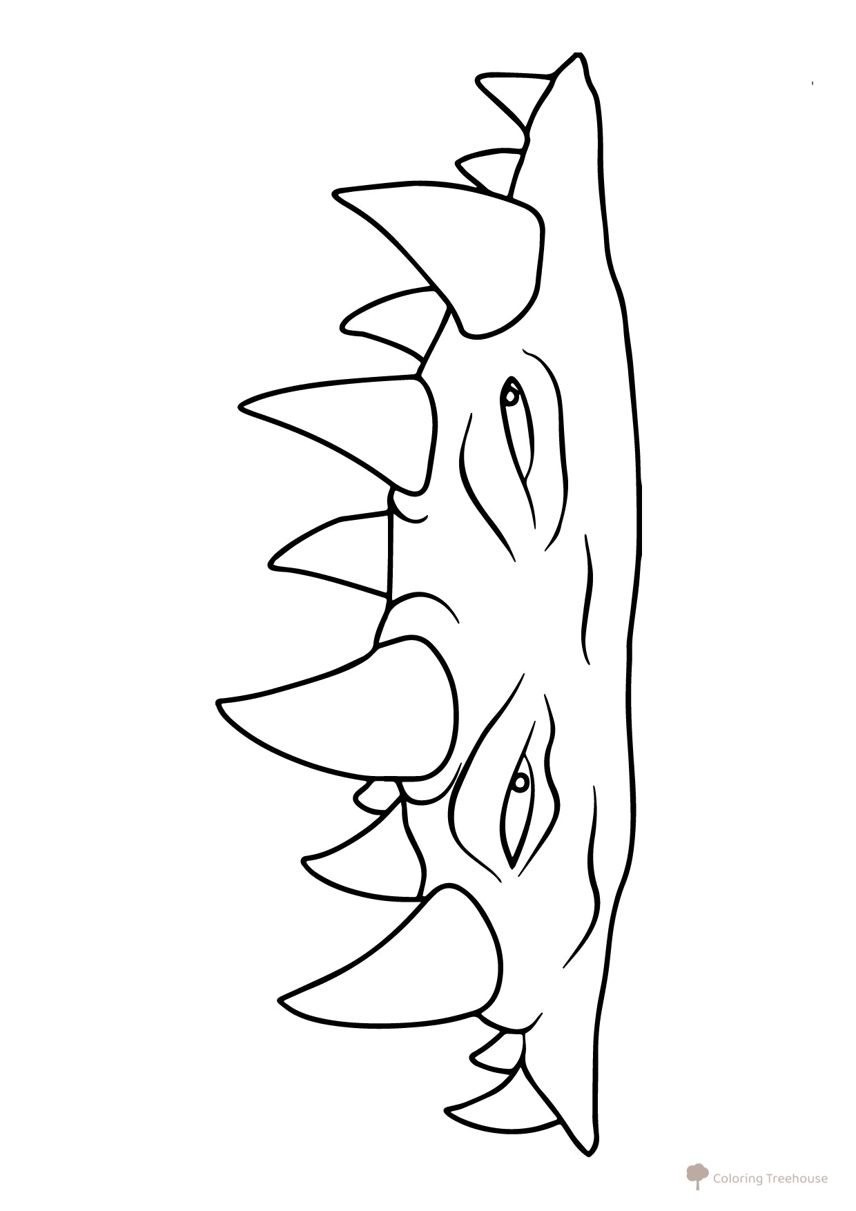Página para colorear: Espina de Plants vs. Zombies dibujo para colorear gratis de Páginas para colorear de «Zombies contra Plantas»
