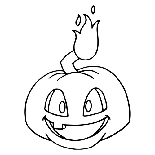 Pumpkin Firestarter Coloring Page from Plants vs. Zombies free printable Plants vs. Zombies Coloring Pages coloring page