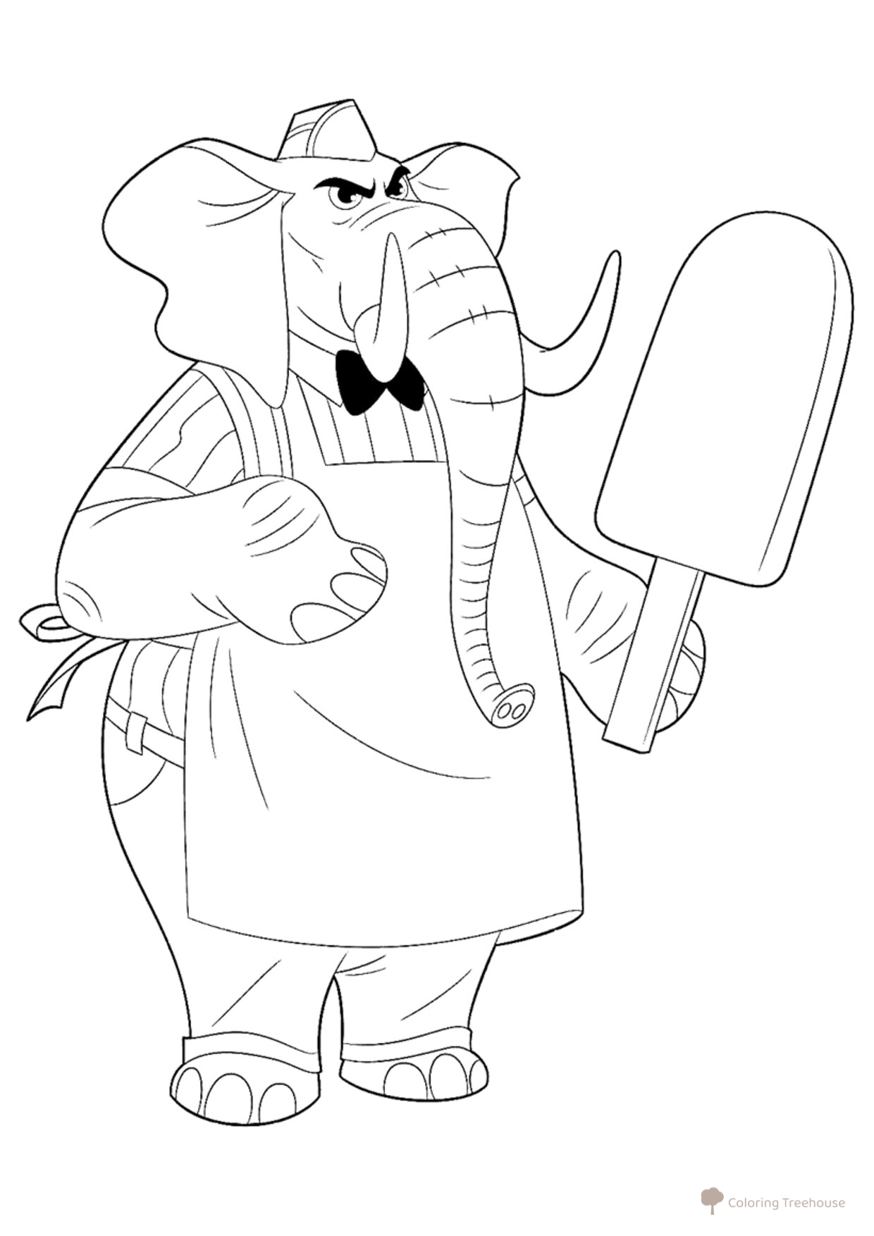 Página para colorear: Jerry Jambu Jr. dibujo para colorear gratis de Páginas para colorear de la película Zootopia