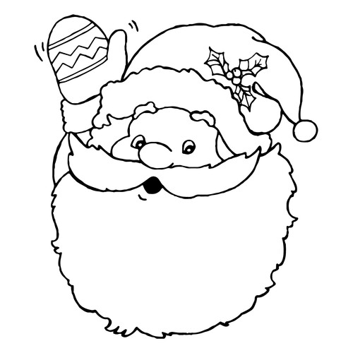 Dibujo para colorear: Ded Moroz canta una canción dibujo para colorear gratis de Páginas para colorear de Ded Moroz (Дед Мороз)