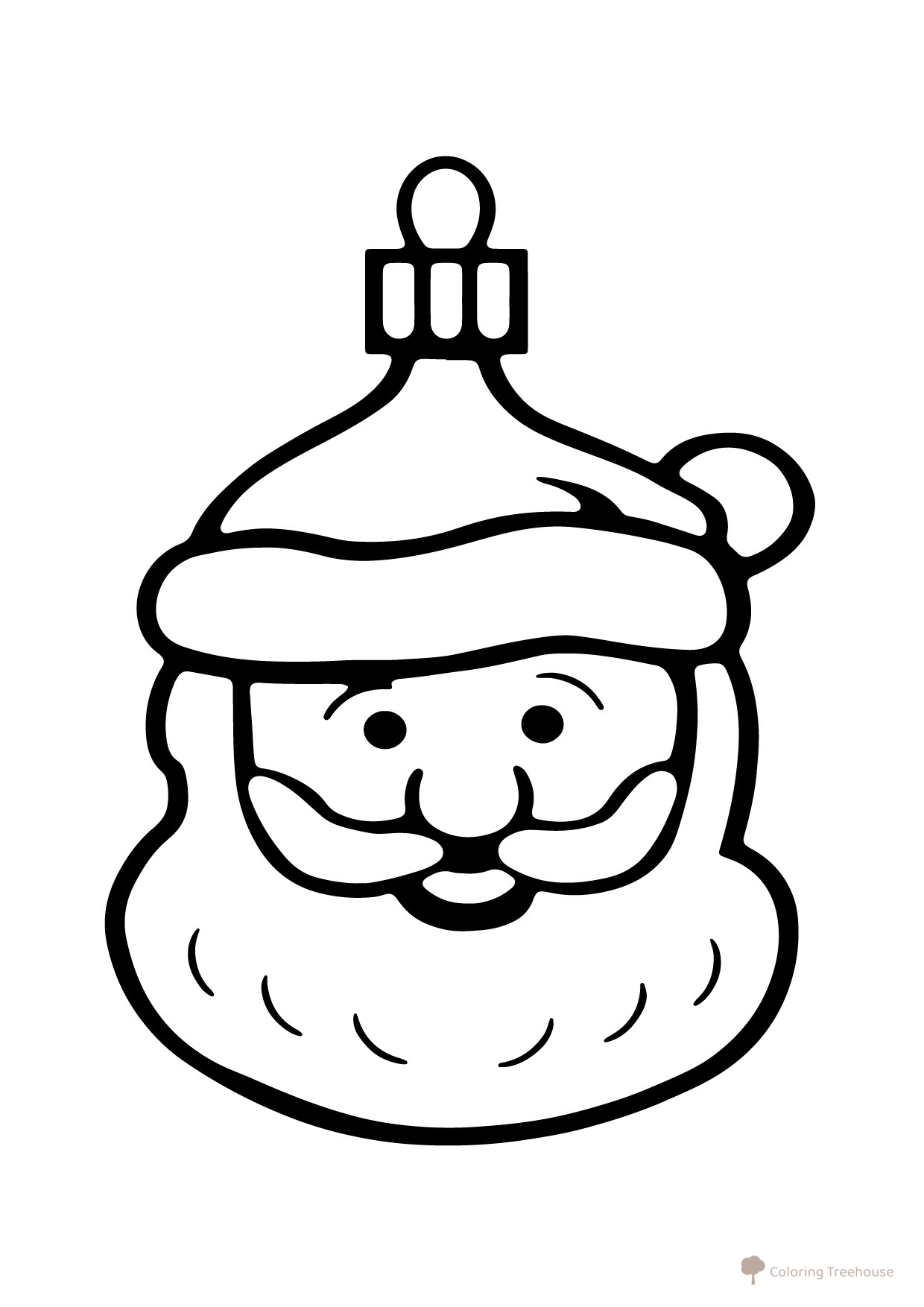 Santa Claus Coloring Page for Toddlers free printable Ded Moroz Coloring Pages coloring page