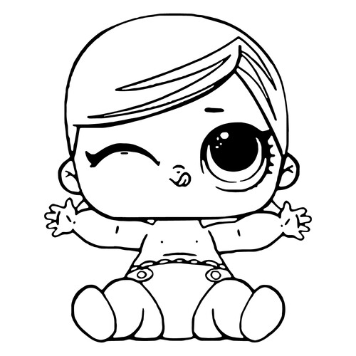 Libro para colorear L.O.L. Baby: Orquesta dibujo para colorear gratis de Páginas para colorear L.O.L. bebés