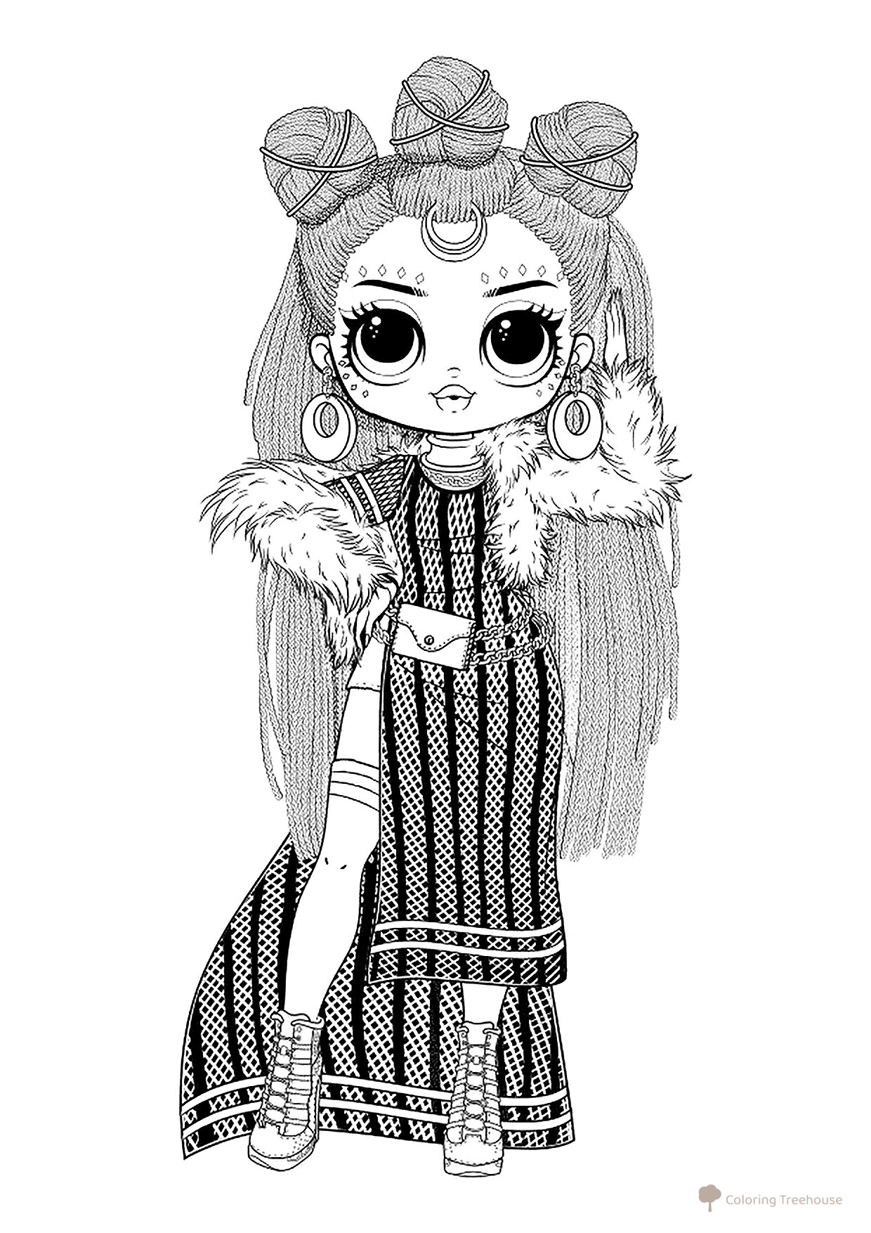 LOL OMG Sveis Coloring Page free printable LOL OMG Coloring Pages coloring page