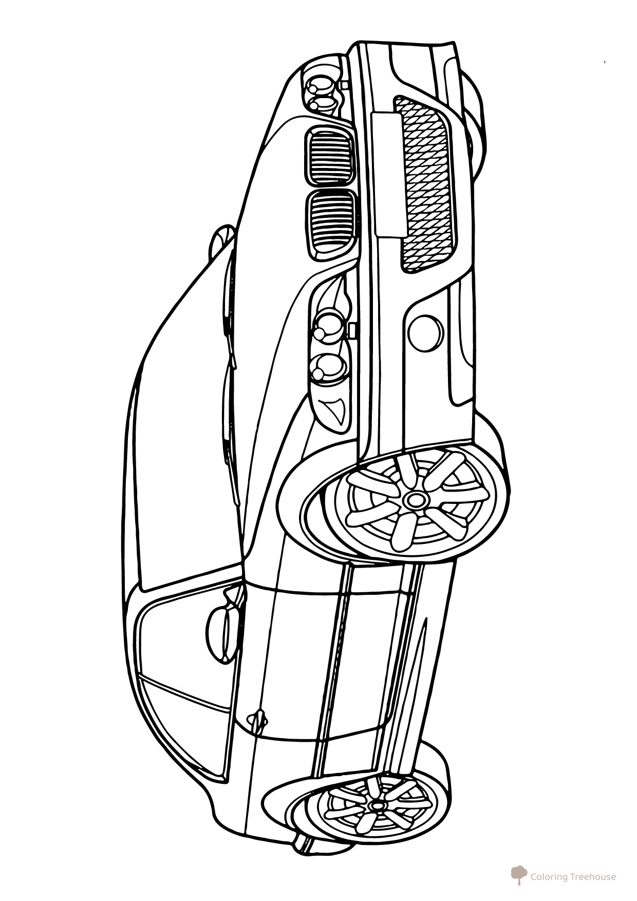 Coloring Page: BMW M3 Coupe free printable BMW Car Coloring Pages coloring page