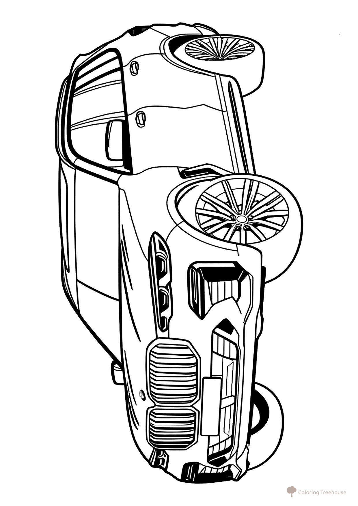 BMW X7 M60i Coloring Page free printable BMW Car Coloring Pages coloring page