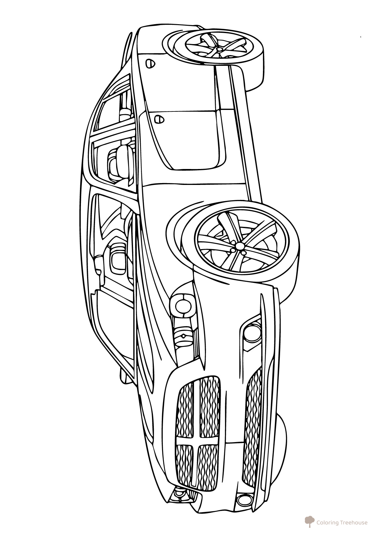 Dodge Charger Coloring Page free printable Race Car and Sports Car Coloring Pages coloring page