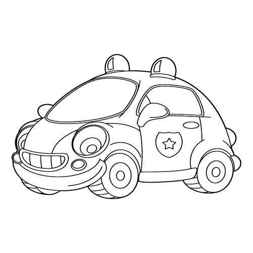 Cute Sheriff Car Coloring Page free printable Police Car Coloring Pages coloring page