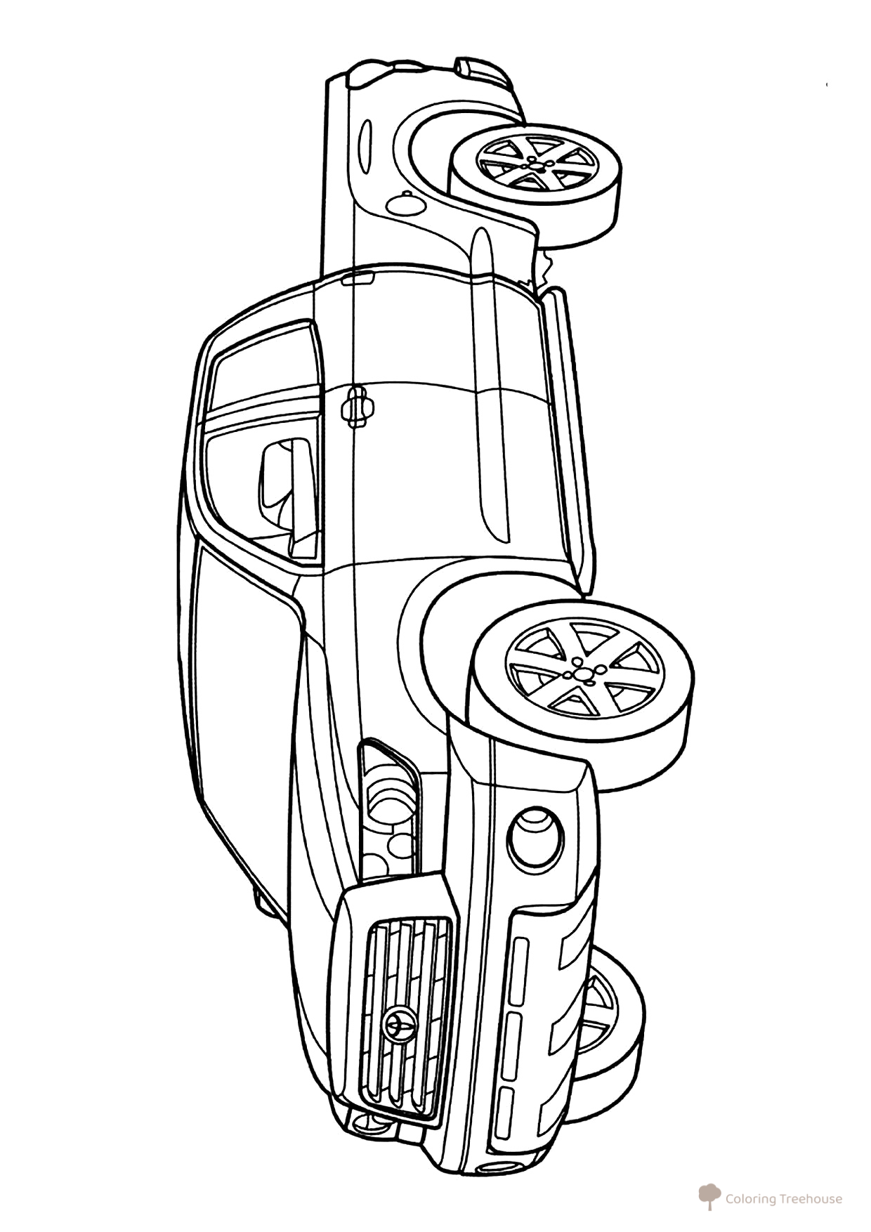 Toyota Tundra Coloring Page free printable Toyota Car Coloring Pages coloring page