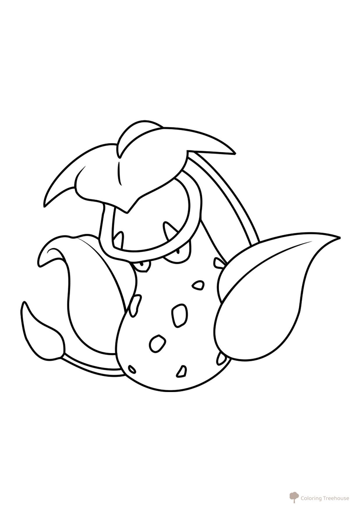 Pokémon Victreebel Coloring Page #0071 free printable Generation 1 Pokémon Coloring Pages coloring page