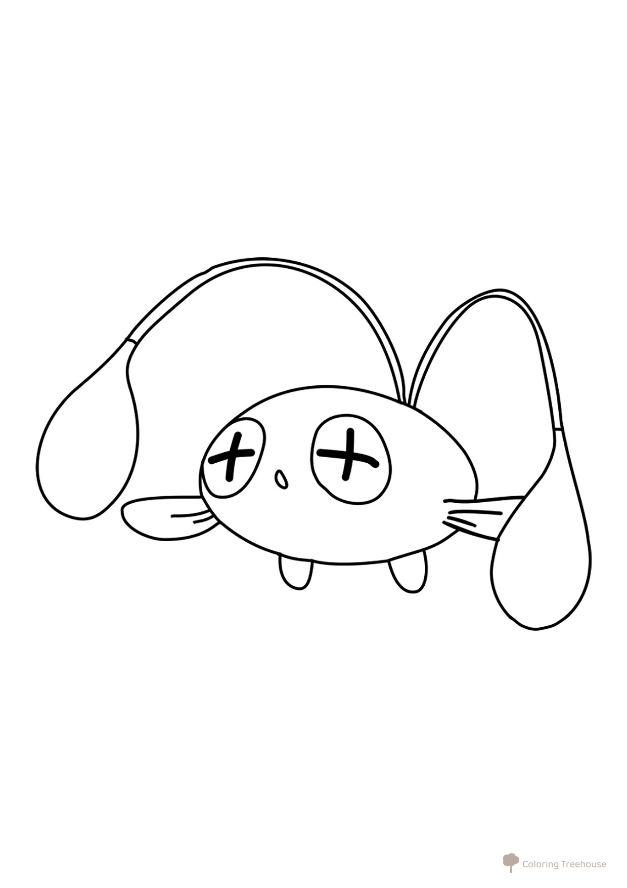 Página para colorear Pokémon Chinchou #0170 dibujo para colorear gratis de Páginas para colorear de Pokémon — Generación 2 (Johto)