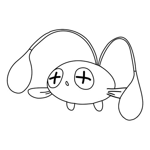 Página para colorear Pokémon Chinchou #0170 dibujo para colorear gratis de Páginas para colorear de Pokémon — Generación 2 (Johto)