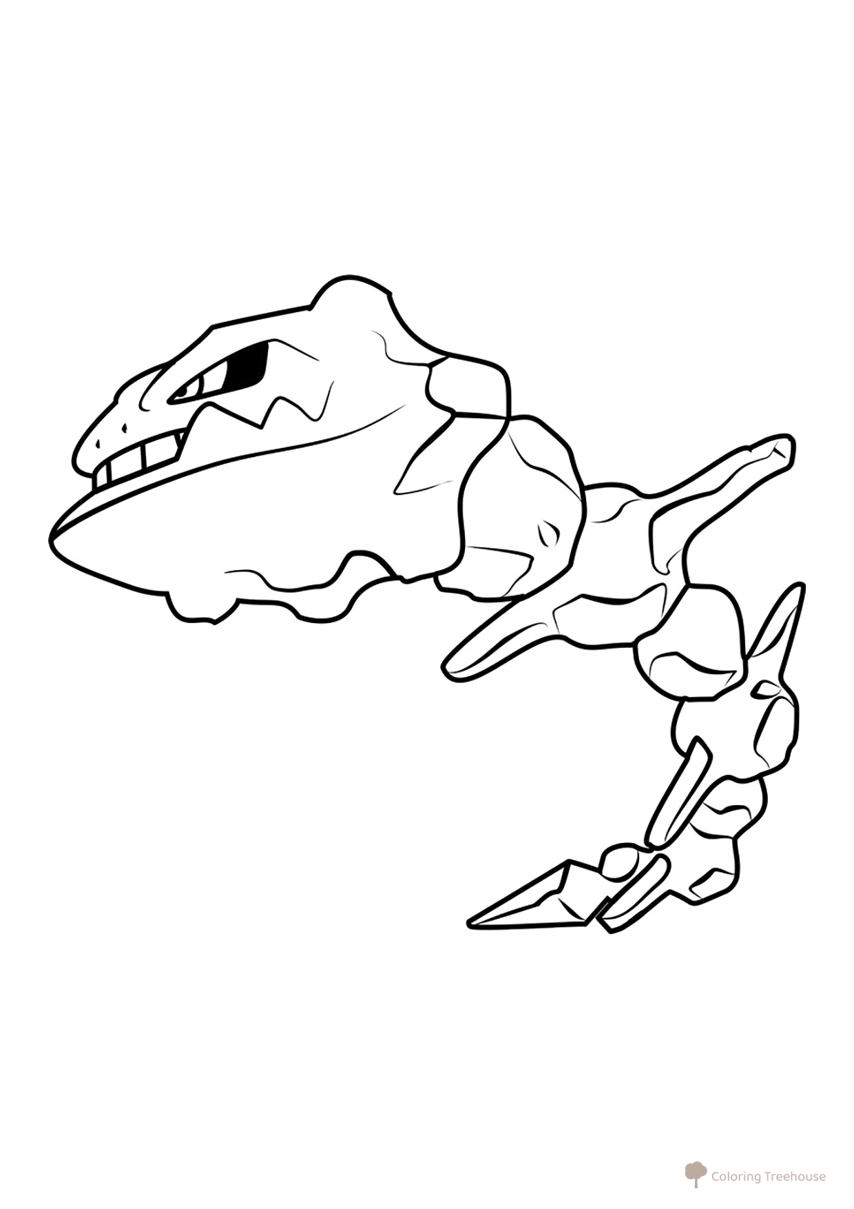 Pokemon Stiliks Coloring Page #0208 free printable Second Generation Pokémon Coloring Pages coloring page