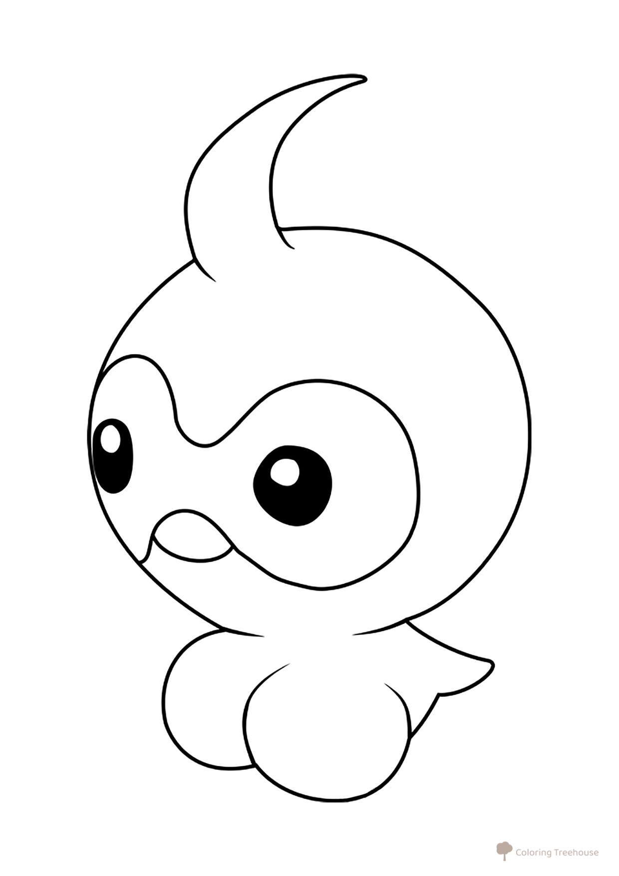 Pokémon Castform Coloring Page #0351 free printable Generation 3 Pokémon Coloring Pages coloring page