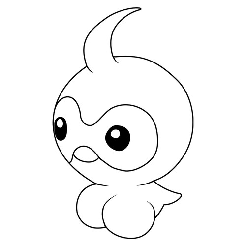 Pokémon Castform Coloring Page #0351 free printable Generation 3 Pokémon Coloring Pages coloring page