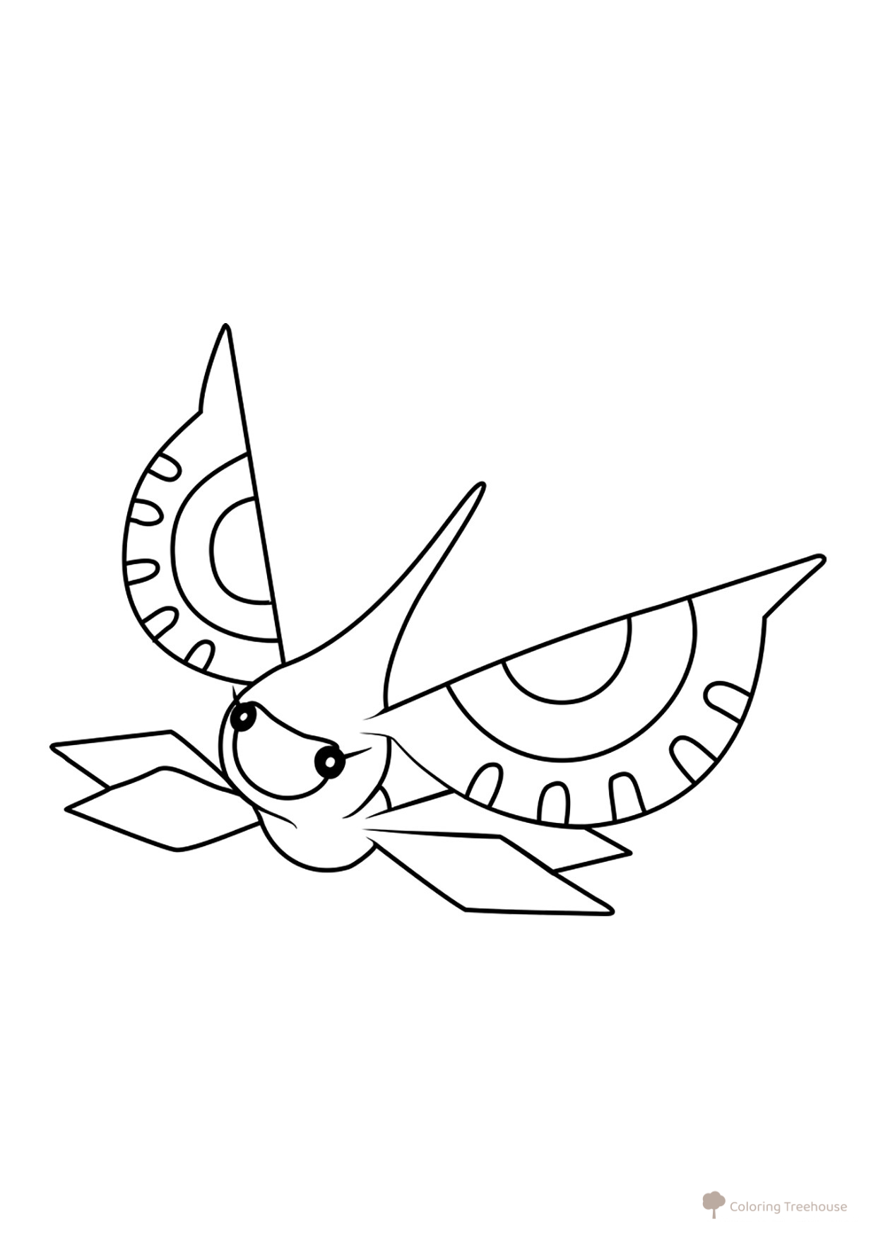 Pokémon Maskvireyn Coloring Page #0284 free printable Generation 3 Pokémon Coloring Pages coloring page