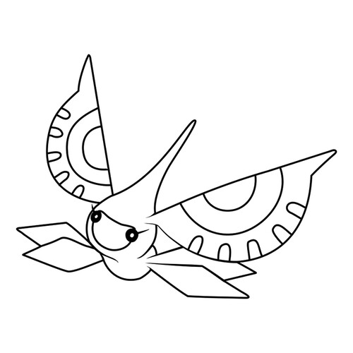 Pokémon Maskvireyn Coloring Page #0284 free printable Generation 3 Pokémon Coloring Pages coloring page